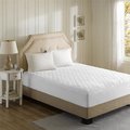 Beautyrest Beautyrest BR55-0672 Heated Microfiber Mattress Pad with Scotchgard; White - Twin Extra Large BR55-0672